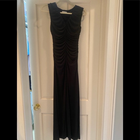 Calvin Klein Ruched Gown Size 2 - Picture 1 of 8